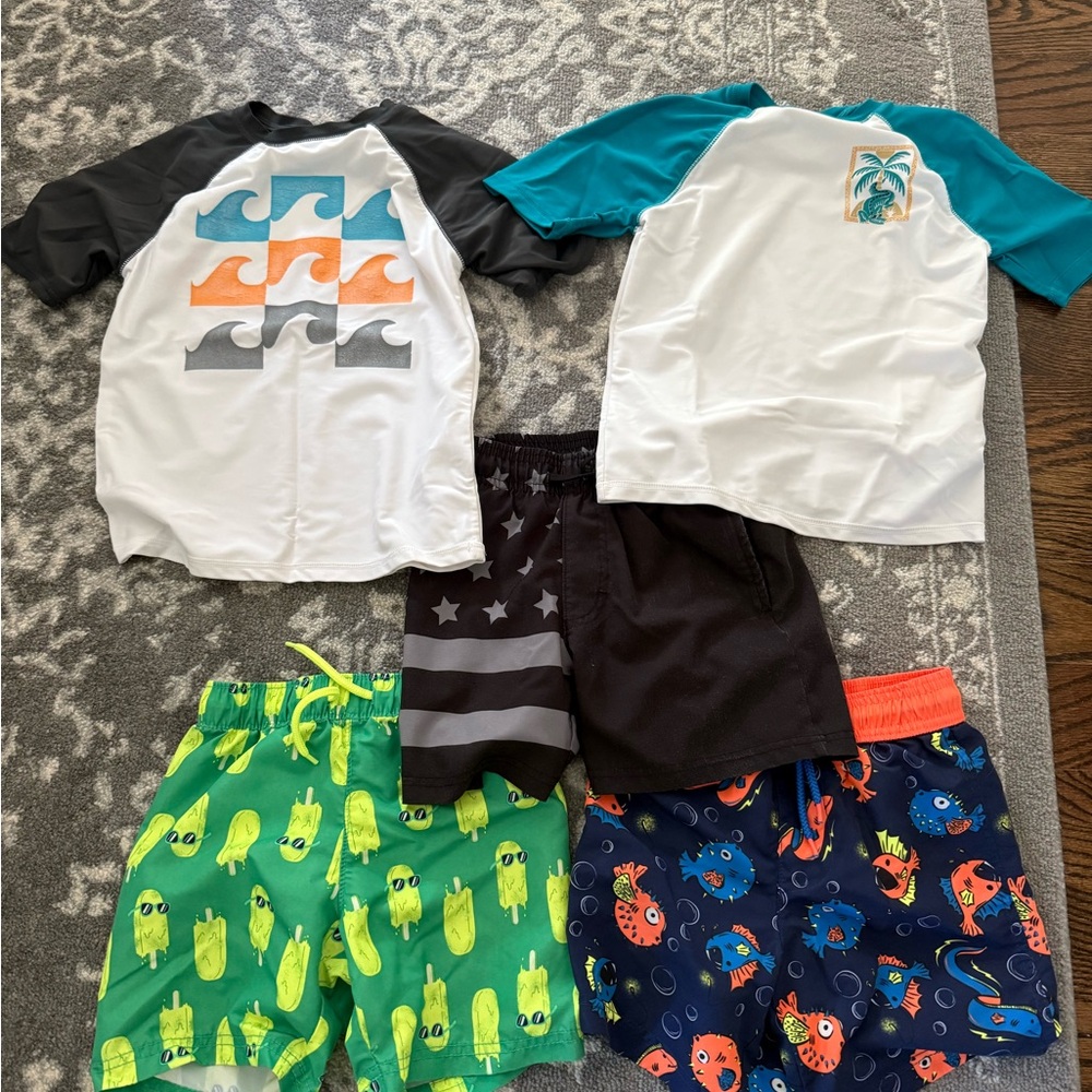 Colorful Kids' Swimwear Set